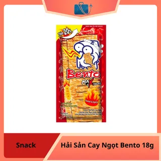 Snack Hải Sản Cay Ngọt Bento Gói 18g
