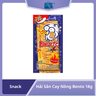 Snack Hải Sản Vị Cay Nồng Bento Gói 18g