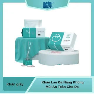 Khăn Lau Mặt Dùng 1 Lần Top Gia – Khăn Lau Đa Năng Không Mùi