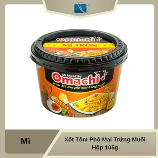 Mì Trộn Omachi Xốt Tôm Phô Mai Trứng Muối Hộp 105g