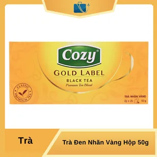 Trà Đen Cozy Nhãn Vàng Hộp 50g