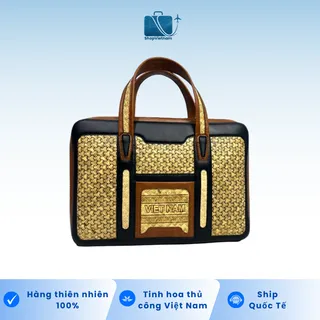 Túi Cỏ Bàng Luxury 11- Màu nâu vàng - Green Craft