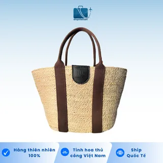 Túi Cói Thời Trang 07 - Không Kéo - Green Craft