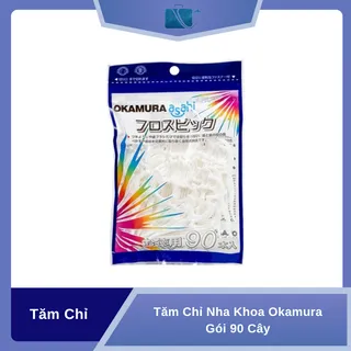 Tăm Chỉ Nha Khoa Okamura Nhật Bản – Gói 90 Cây