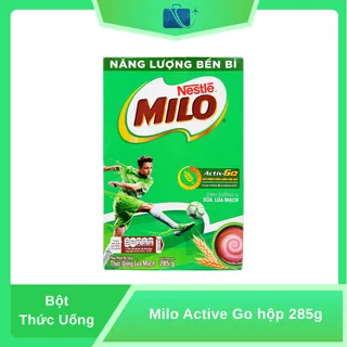Bột thức uống lúa mạch Milo Active Go hộp 285g