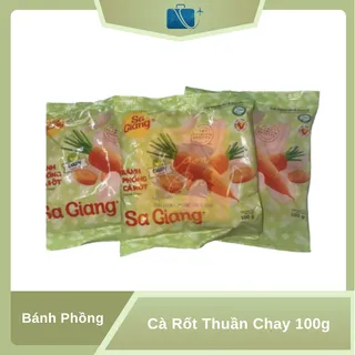 Bánh Phồng Cà Rốt Thuần Chay Sa Giang 100g