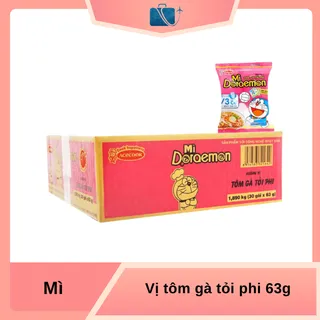 Thùng 30 Gói Mì Doraemon Tôm Gà Tỏi Phi 63g