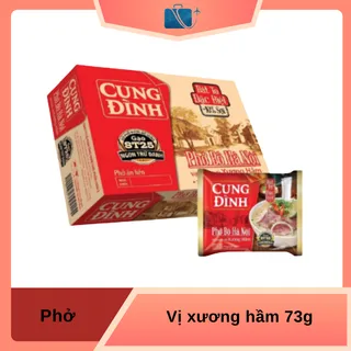 Thùng 30 Gói Phở Bò Cung Đình Hà Nội Xương Hầm 73g