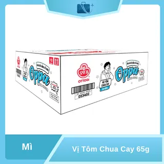 Thùng 30 Gói Mì Oppa Tôm Chua Cay Ottogi 65g