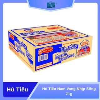 Thùng 30 Gói Hủ Tiếu Nam Vang Nhịp Sống 71g