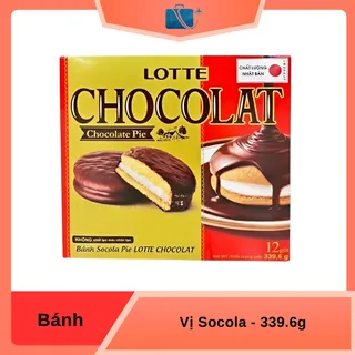 Bánh Lotte Chocolat vị Socola, Phô Mai hộp 339.6g