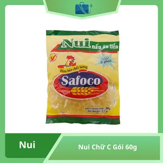 Nui Chữ C Safoco Gói 60g