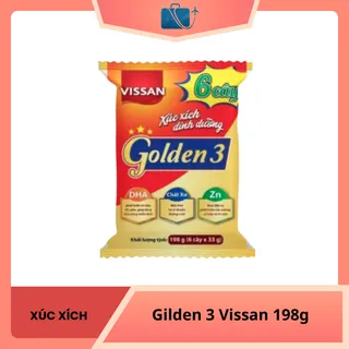 Xúc Xích Dinh Dưỡng Gilden 3 Vissan 198g