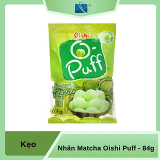 Kẹo Xốp Nhân Matcha Oishi Puff 84g