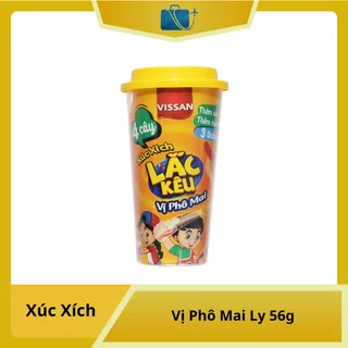 Xúc Xích Lắc Kêu Vị Phô Mai Vissan Ly 56g