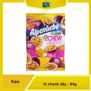Kẹo Mềm Alpenliebe 2Chew – Vị chanh dây 84g
