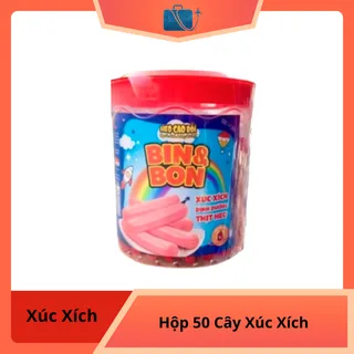 Hộp 50 Cây Xúc Xích Heo Cao Bồi Bin & Bon Masan