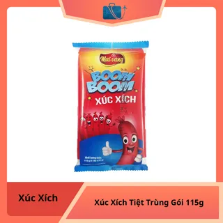 Xúc Xích Tiệt Trùng Boom Boom Vissan Gói 115g