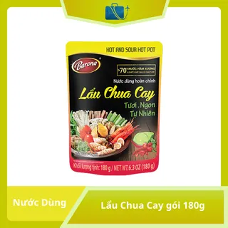 Nước Dùng Hoàn Chỉnh Lẩu Chua Cay Barona 180g