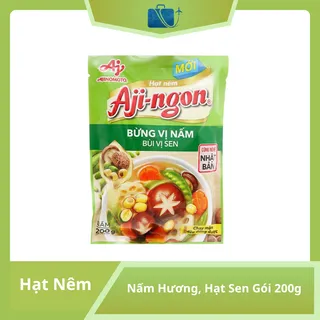 Hạt Nêm Aji-ngon Nấm Hương, Hạt Sen Gói 200g