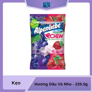 Kẹo Mềm Hương Dâu Và Nho Alpenliebe 2Chew gói 220.5g