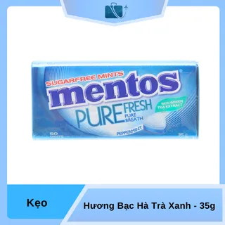 Kẹo Ngậm Mentos Pure Fresh Bạc Hà Trà Xanh 35g