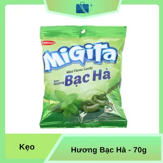 Kẹo ngậm hương bạc hà Migita gói 70g