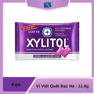 Kẹo Gum Xylitol Không Đường Vị Việt Quất Bạc Hà 11.6g