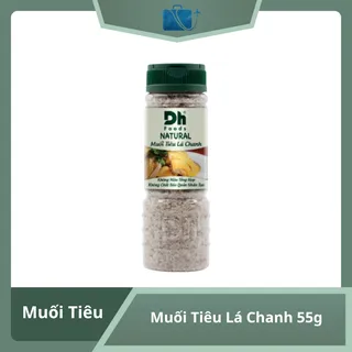 Muối Tiêu Lá Chanh Gia Vị Tự Nhiên, Thơm Ngon Đậm Vị 55g