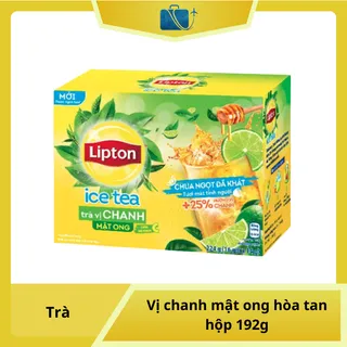 Trà Lipton Ice Tea Vị Chanh Mật Ong Hòa Tan Hộp 192g