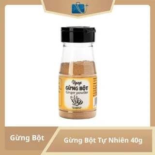 Gừng Bột Tự Nhiên Vipep Hũ Nhựa 40g