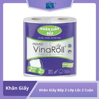 Khăn Giấy Bếp Vinaroll 2 Lớp Premier – Lốc 2 Cuộn