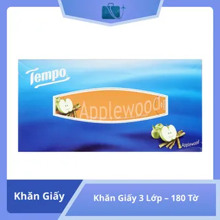 Khăn Giấy Tempo Hương Applewood 3 Lớp – 180 Tờ