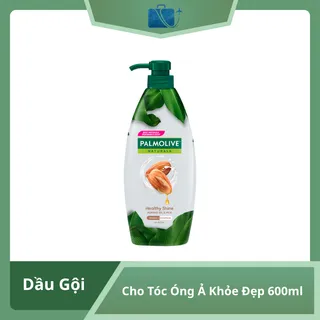 Dầu Gội Cho Tóc Óng Ả Khỏe Đẹp Palmolive Naturals Healthy Shine Almond Oil & Milk 600ml