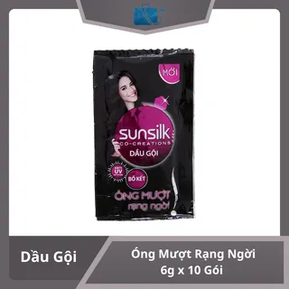 Dầu Gội Sunsilk Óng Mượt Rạng Ngời Dây 6g x 10 Gói