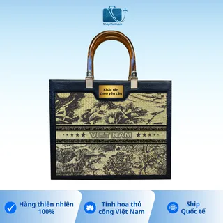 Túi xách khắc tên theo yêu cầu 6 - Green Craft