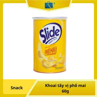 Snack Khoai Tây Vị Phô Mai Slide Lon 60g