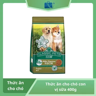 Thức Ăn Cho Chó Con Classic Pets Hương Vị Sữa 400g