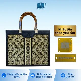 Túi xách khắc tên theo yêu cầu 9 - Green Craft