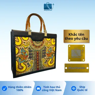 Túi xách khắc tên theo yêu cầu 11 - Green Craft