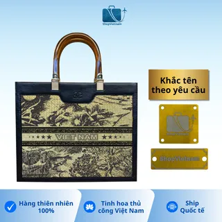 Túi xách khắc tên theo yêu cầu 12 - Green Craft
