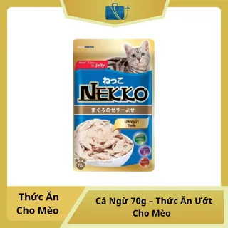 NEKKO (Jelly) Cá Ngừ 70g – Thức Ăn Ướt Cho Mèo Thơm Ngon, Bổ Dưỡng