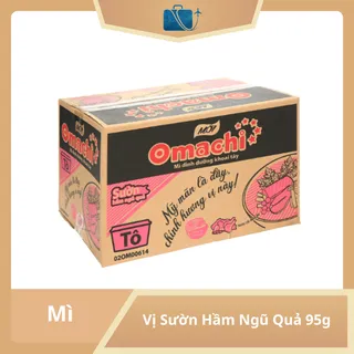Thùng 18 Hộp Mì Khoai Tây Omachi Sườn Hầm Ngũ Quả 95g