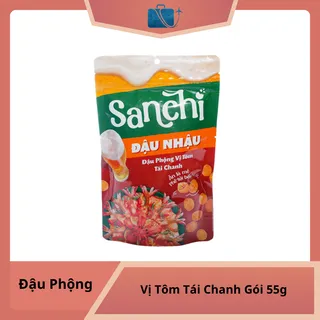 Đậu Phộng Vị Tôm Tái Chanh Tài Tài Sanchi Gói 55g