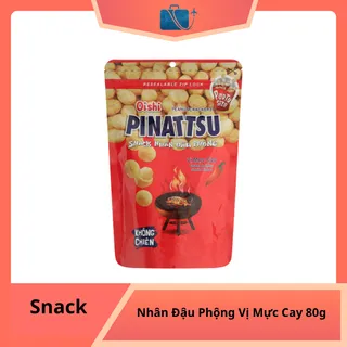 Snack Nhân Đậu Phộng Vị Mực Cay Pinattsu Oishi 80g