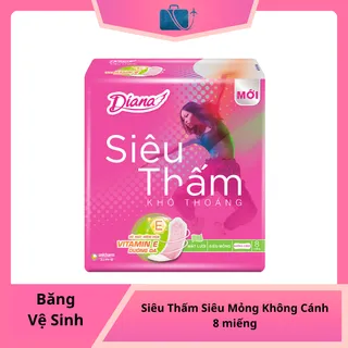 Diana Siêu Thấm Siêu Mỏng Không Cánh 8 miếng