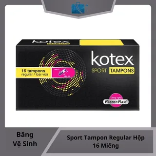 Kotex Sport Tampon Regular Hộp 16 Miếng