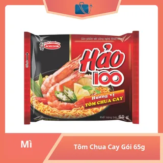 Mì Hảo 100 Tôm Chua Cay Gói 65g
