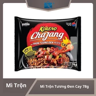 Gói Mì Trộn Tương Đen Cay Hàn Quốc Koreno 78g