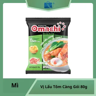 Mì Khoai Tây Omachi Lẩu Tôm Càng Gói 80g